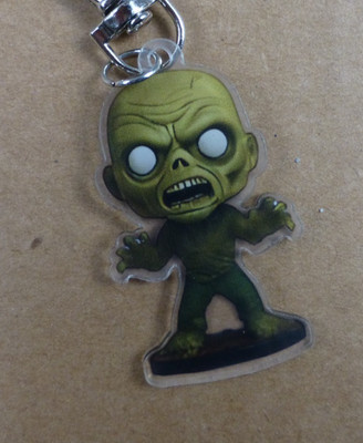 Iron Maiden Eddie Keychain Backpack Hanger 1.5'' Acrylic Figure Zombie