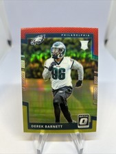 2017 Donruss Optic #108 Derek Barnett Red and Yellow