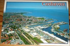 Luftbild Cuxhaven Hafen Schiffe Dampfer Hafenanlagen Eisenbahn