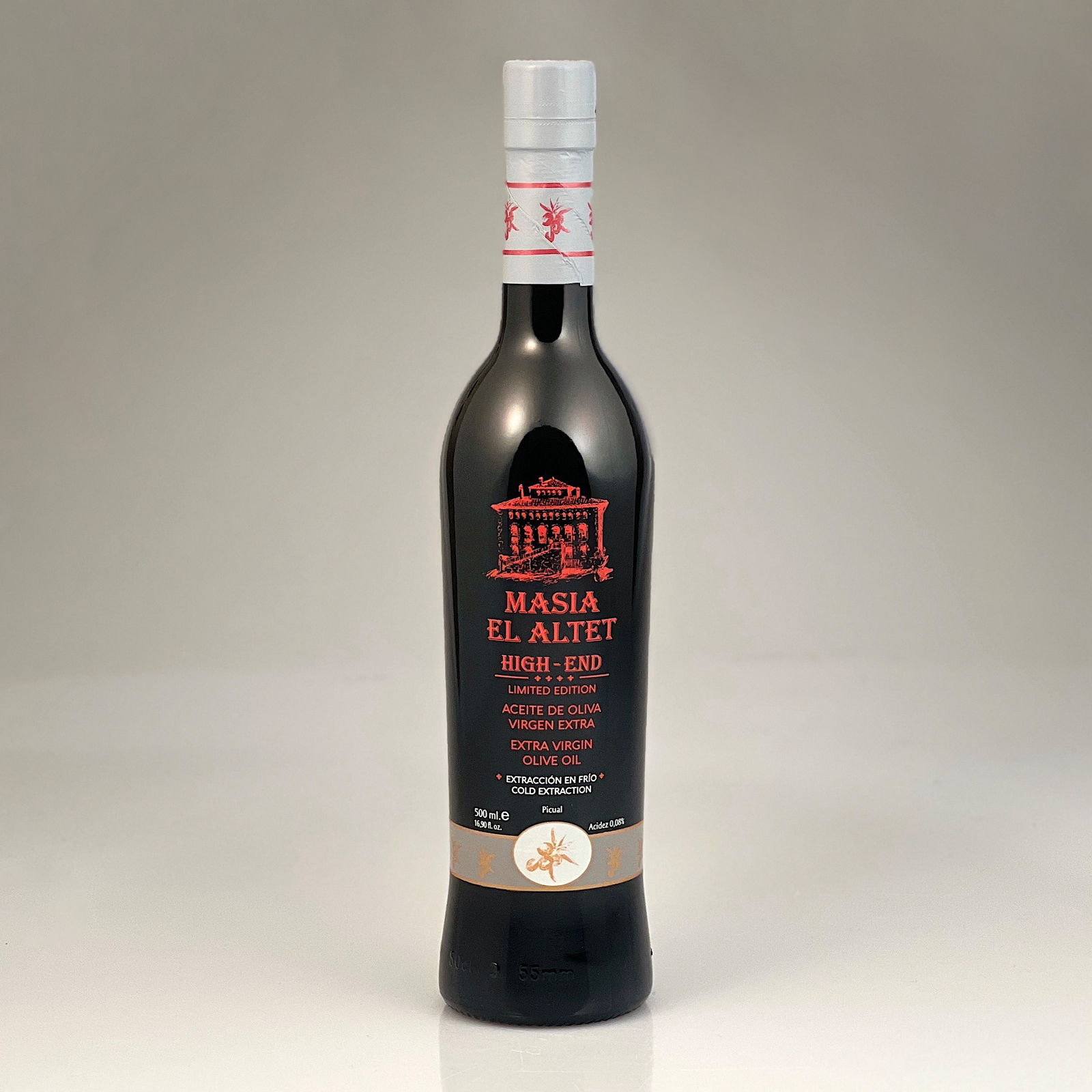 Aceite de Oliva Virgen Extra Picual ALTA GAMA 500 ml - Masia El Altet