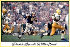 Willie Wood Packer Legends PRINT (comes 4 sizes)