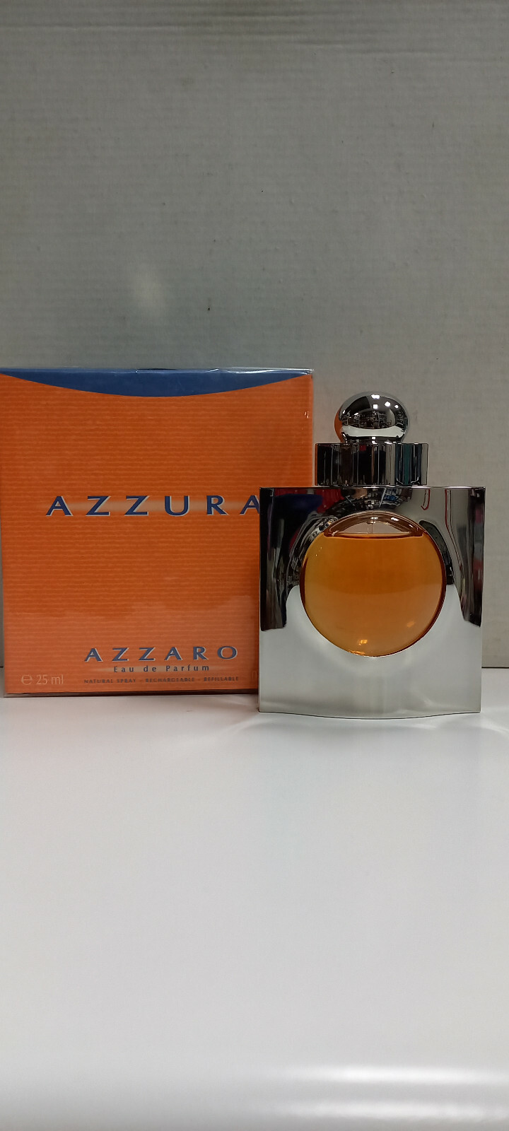 AZZARO AZZURA EAU DE PARFUM 25 ML SPRAY RECHARGEABLE VINTAGE INTROVABILE