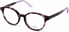 Candies Blue Light Blocking Reading Glasses CA0150-081 in Purple Tortoise 49 mm