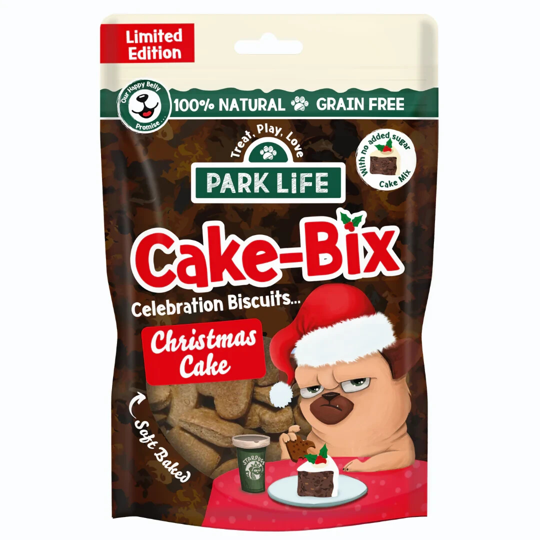 Park Life Christmas Cake Bix Dog Biscuits Treat Pets Puppy