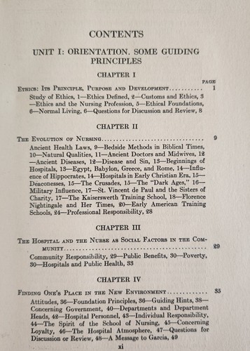 1943 Studies in Ethics for Nurses by Charlotte A. Aikens  5th ed.  Expanded - 第 6/8 張圖片