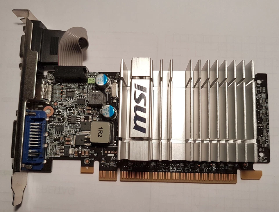 MSI nVidia GeForce 210 512MB N210-MD512D3H/LP PCI-E Video Graphics Card - Image 2 of 4