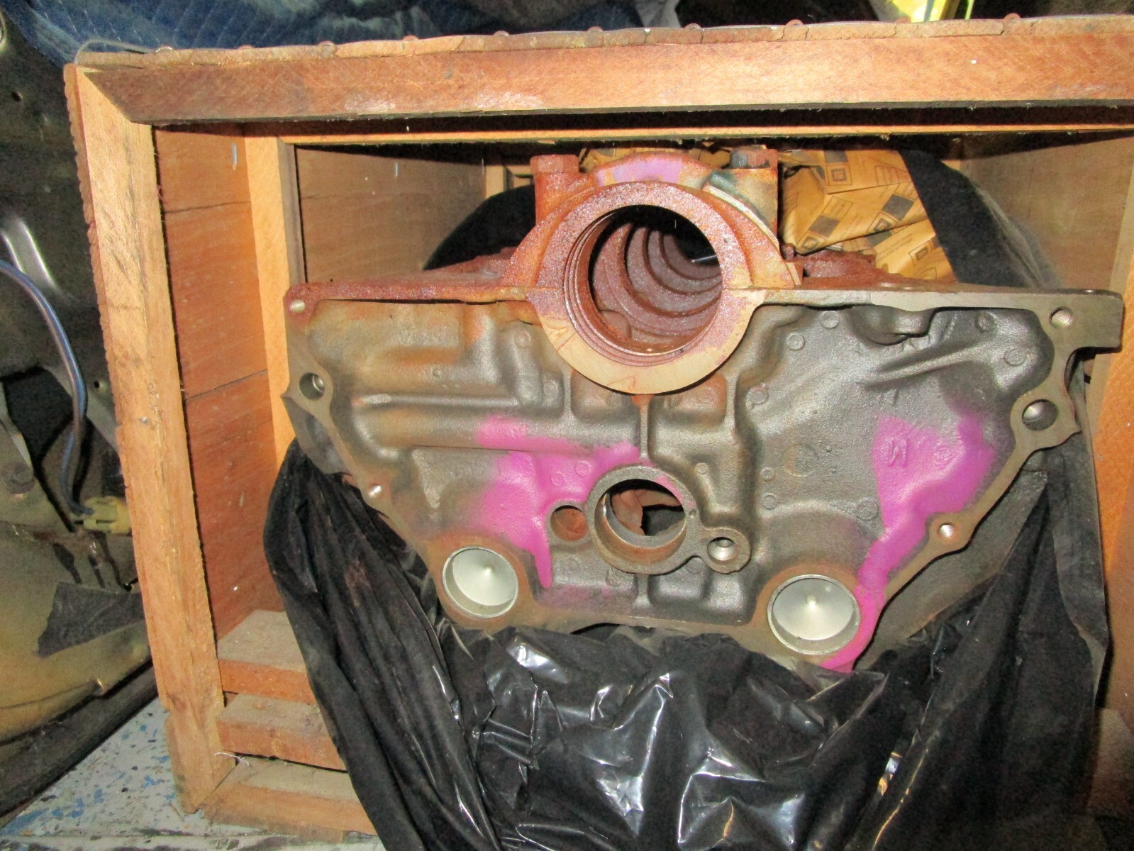NOS Pontiac 400 Engine block in Crate eBay