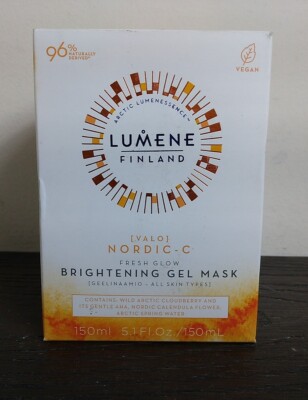 Lumene Valo Nordic-C Fresh Glow Brightening Gel Mask with Vitamin C - 5.1 fl oz.