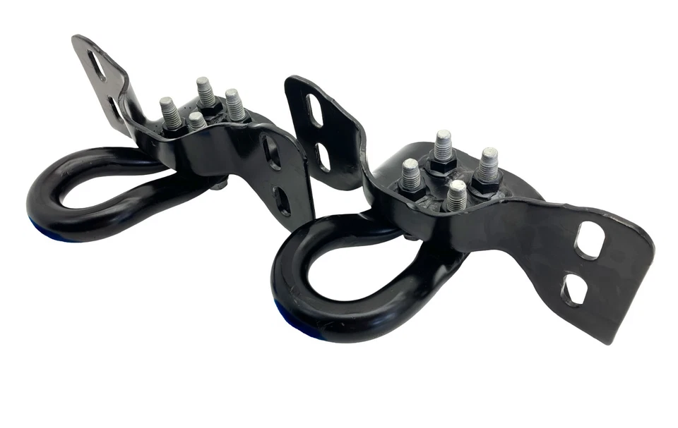 Gancho de remolque OEM Ford F250 F350 F450 F550 F600 SD delantero negro 2017-2025 juego de fábrica Foto 3 de 4