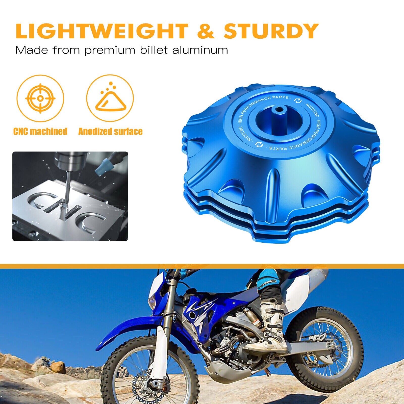 CNC Gas Tank Benzin Kappe Petrol Blau Kawasaki KLX300R KLX 300R 300 R 20202024 eBay