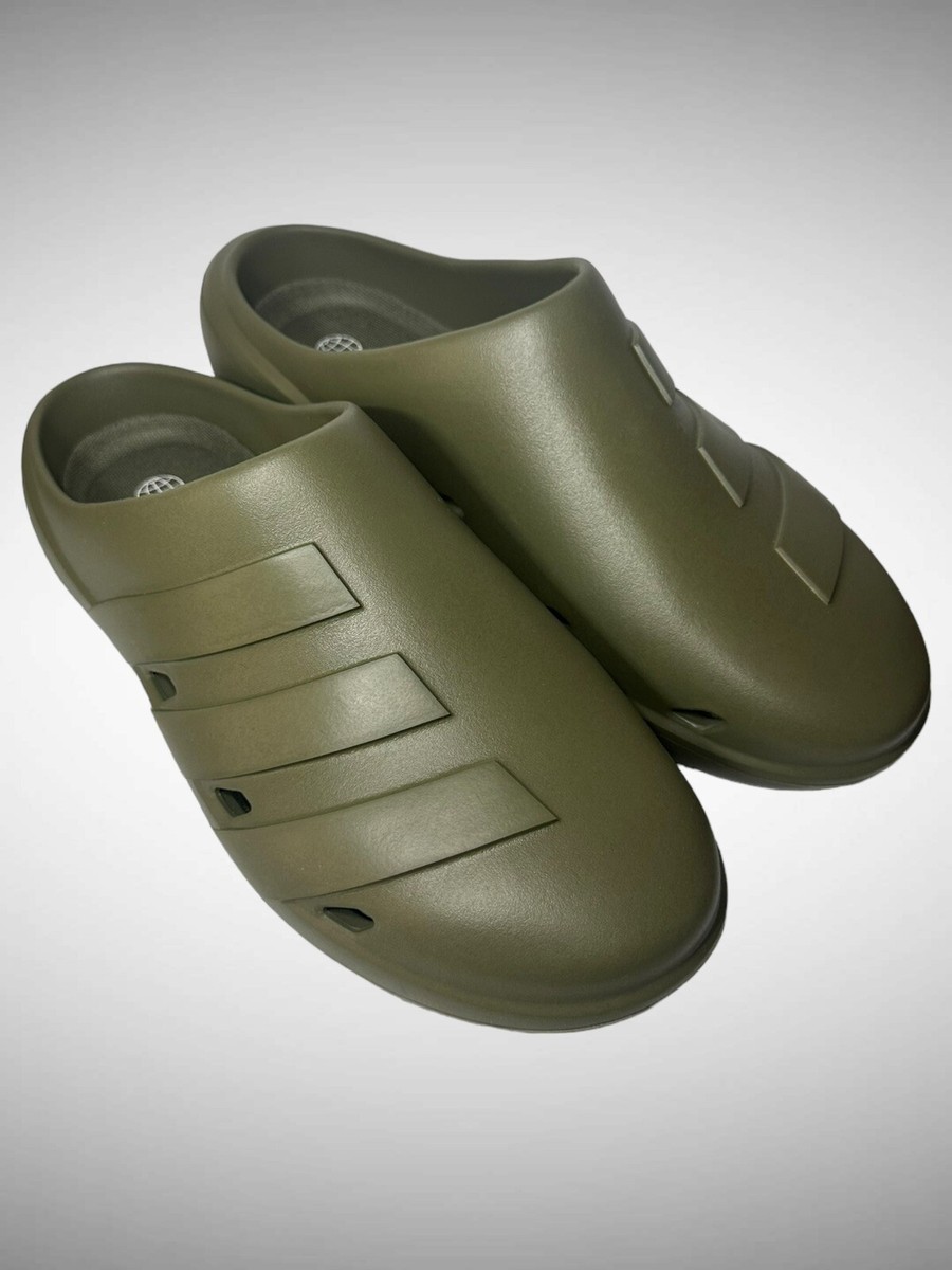 Adidas Adicane Clog Olive Green Mens Slip On Slides Outdoor Sandals HQ9917 Adidas Adicane Clog Olive Green Mens Slip On Slides Outdoor  main image 2