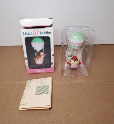 Enesco 1992 Sundae Ride Christmas Ornament Baskin Robbins 31 Flavor Bear - NEW!