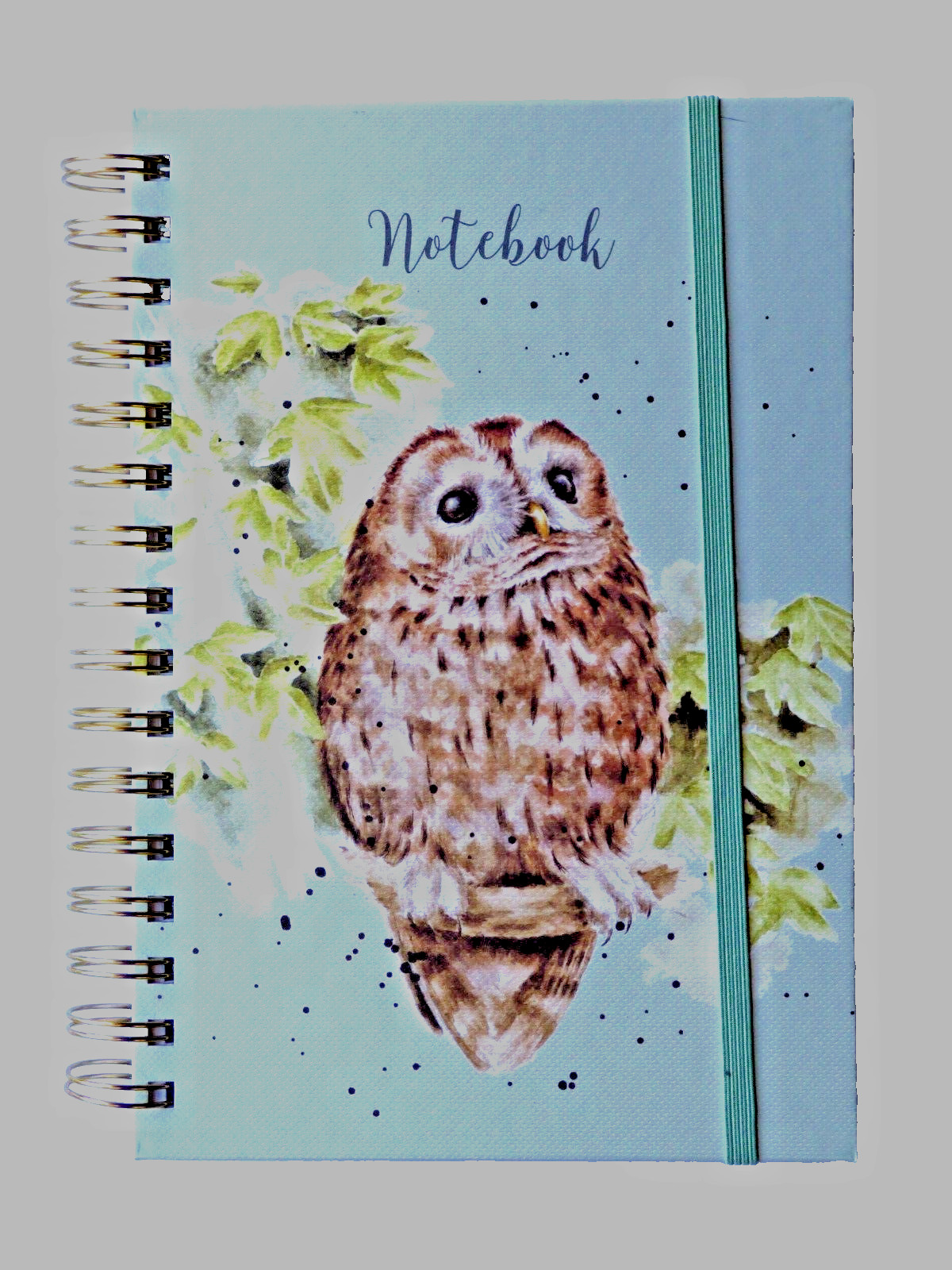 Gorgeous WRENDALE A5 Spiral Notebook "" TREETOPS""  (Owl) by Hannah Dale- NEW