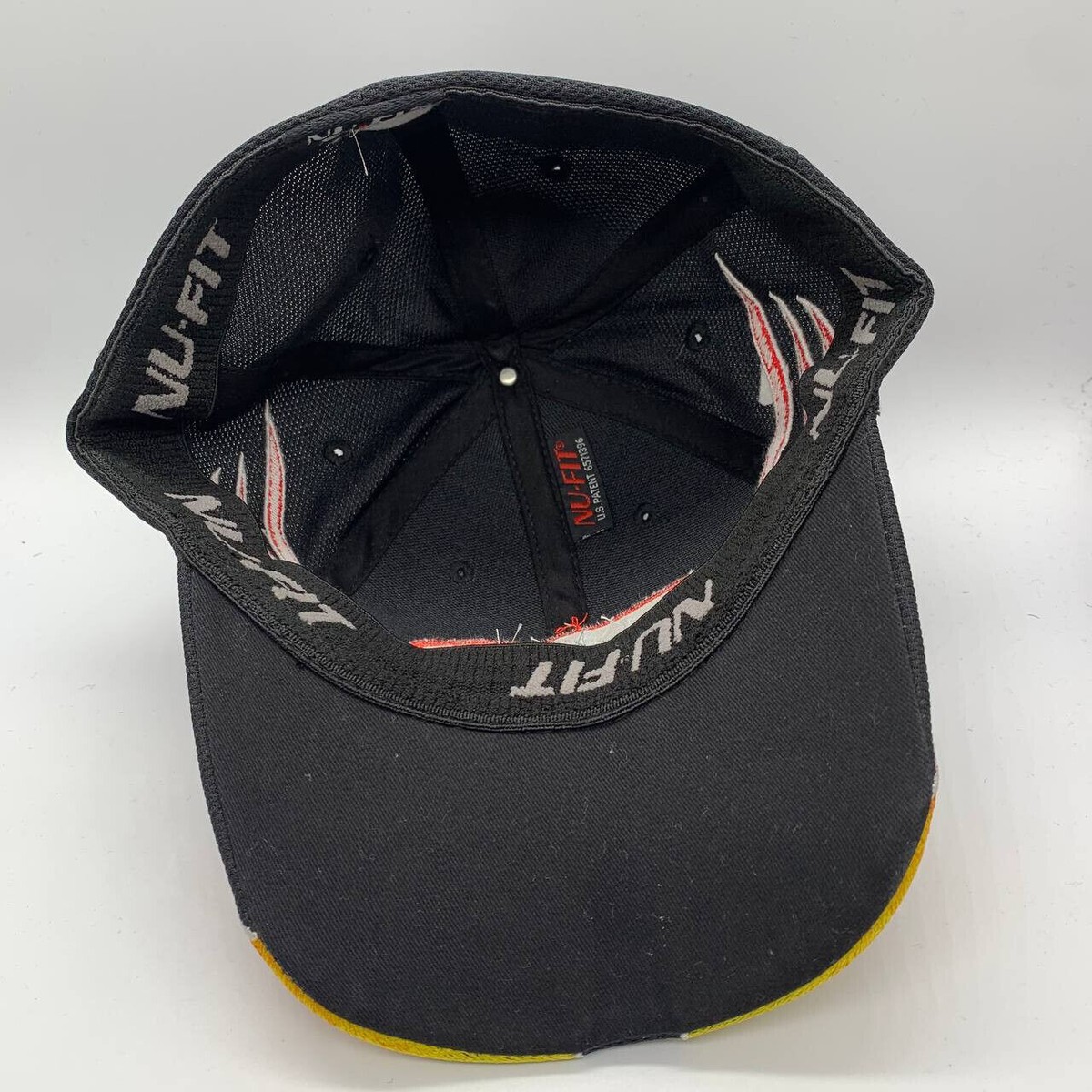 JNM S/M Nufit Hat Stretch Fitted Black Cap New Men | eBay