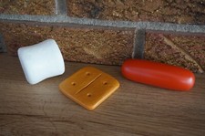 Learning Resources CAMP Fire Smores PLAY FOOD Marshmallow Hot Dog Play Set Toy