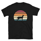 Retro Sunset Kitten Feline Pet Cornish Rex Cat Short-Sleeve Unisex T-Shirt