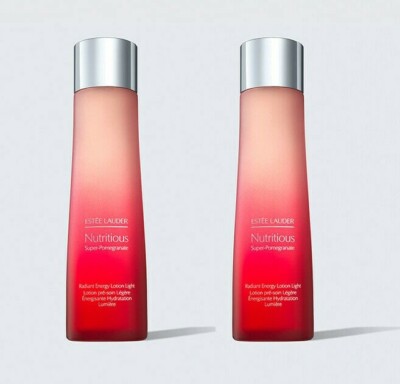 2pc New ESTĒE LAUDER Nutritious Super-Pomegranate Radiant Lotion Light 200ml