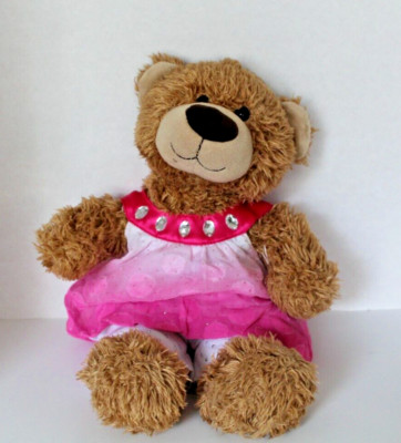 Build A Bear Brown Brown Bear 2011 With Pink Shirt  White ShortsPiece  Outfit 10