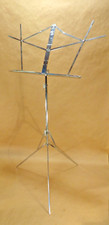 Hamilton Music Stand Chrome Portable two section with Carry Bag