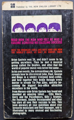 "A Cellarful Of Noise" PB Book - Brian Epstein - Four Square 1965 - The Beatles - Bild 4 von 15
