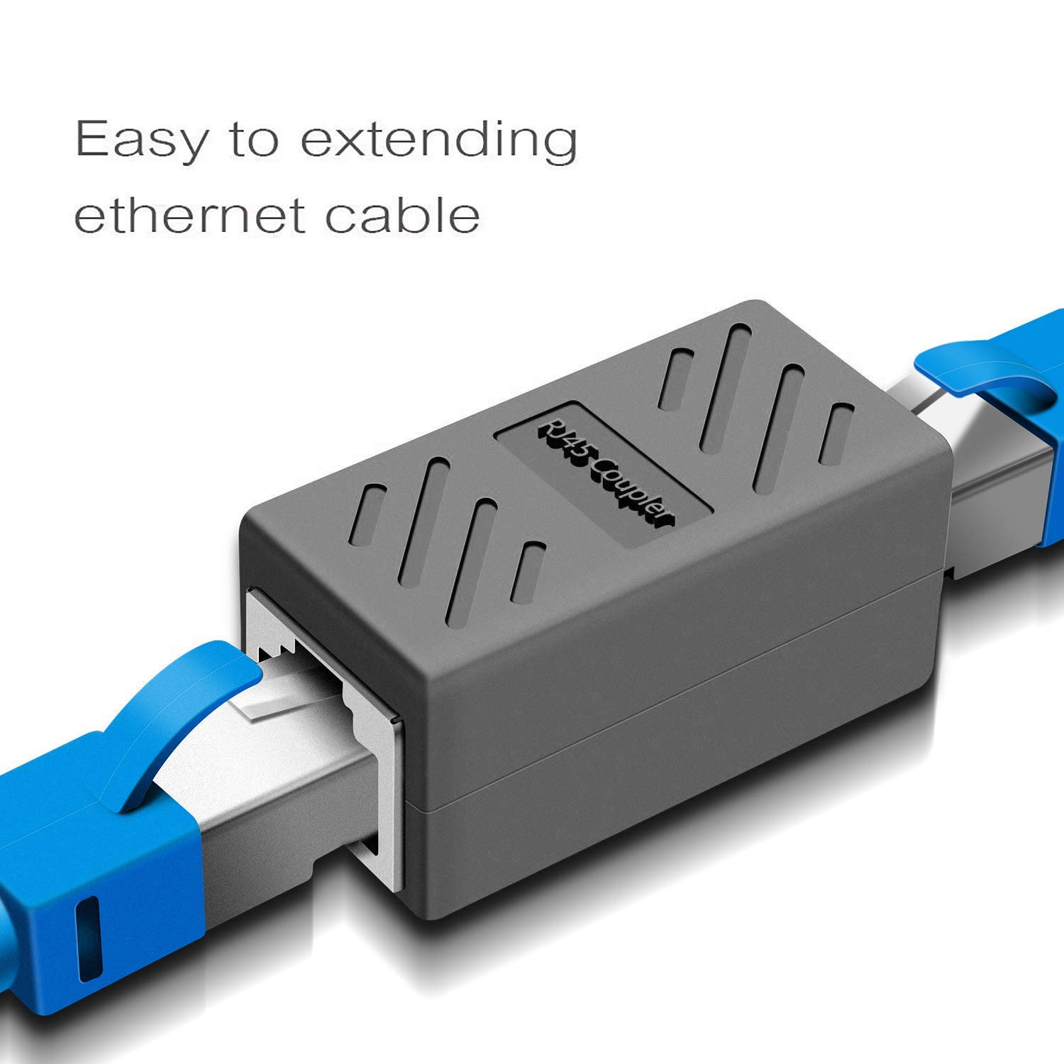 Shielded RJ45 Network Cable Coupler for Ethernet Extensions