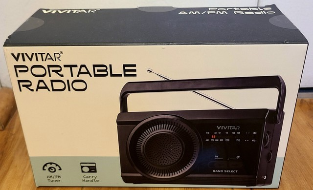 Vivitar Portable Indoor/Outdoor AM/FM Radio With Best Reception for ...