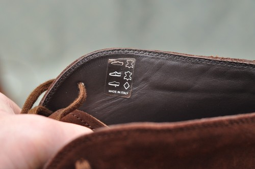 TOD'S Hombre Marrón Gamuza Botas Zapatos Talla 10.5 - Imagen 12 de 13