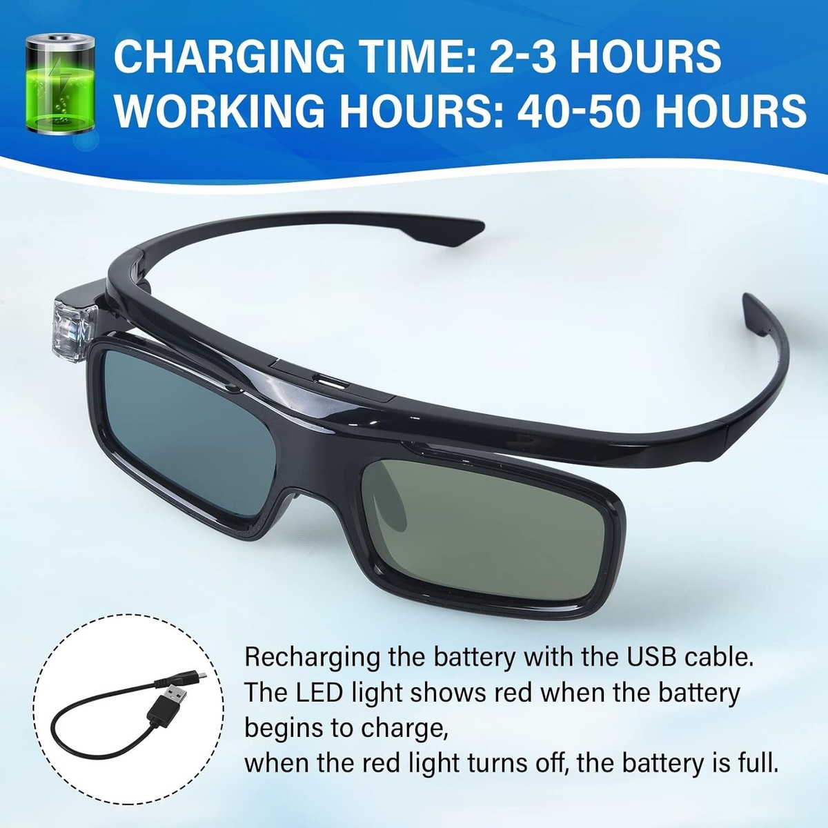 バレリオン3DメガネValerion DLP Link 3D Glasses×2 Amazon.com: Valerion DLP Link 3D Glasses, Rechargeable Active