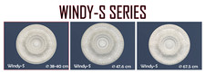 Ceiling Rose Polystyrene 1st Class Easy Fit Very Light Weight Windy-S Series