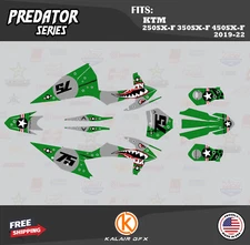Graphics Kit for KTM 250SX-F 350SX-F 450SX-F 2019 - 2022 Predator - Green