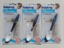 BABY KING - Soft-Tip Feeding Spoon - Lot of 3