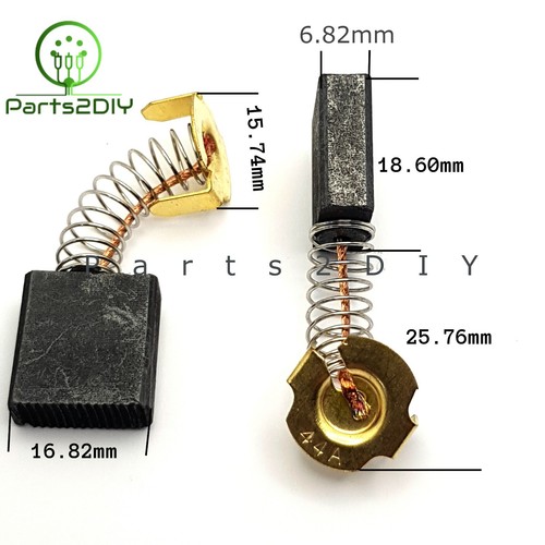 Replacement Pair of Carbon Brushes Size Electric Motor Tool Repair Grinder - Picture 33 of 35