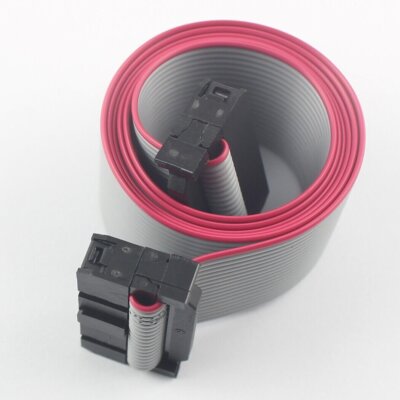 2.54mm Pitch 2x9 Pin 18 Pin 18 Wire IDC   Ribbon Cable Length 60CM #F17