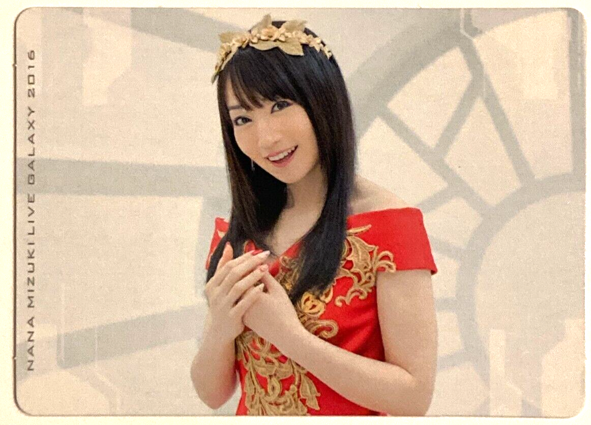 タレントカード mi_nanana NANACA Nana Mizuki Live GALAXY 2016 trading Card Japan gravure