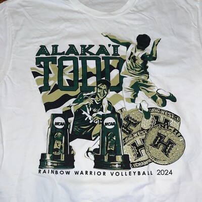 Rainbow Warrior Volleyball 2024 Alakai Todd Univ. Of Hawaii T
