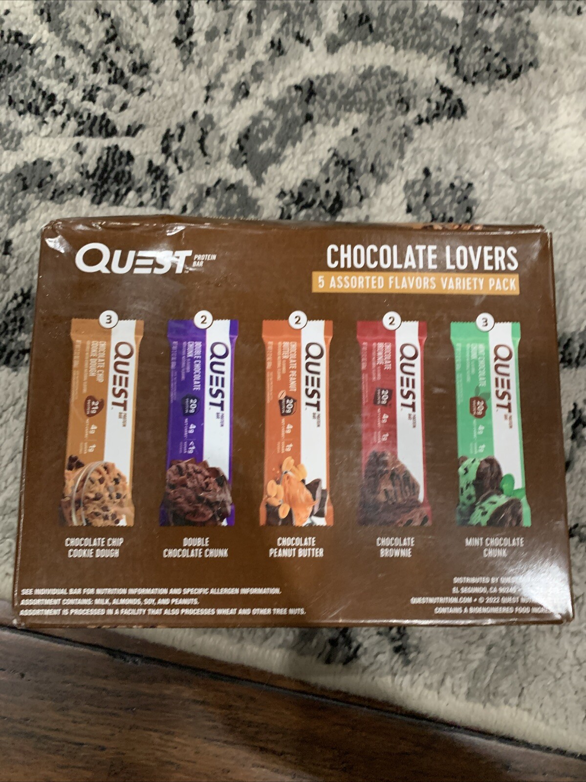 Quest Nutrition Chocolate Lovers Variety Pack, High Protein, Low Carb, (READ)