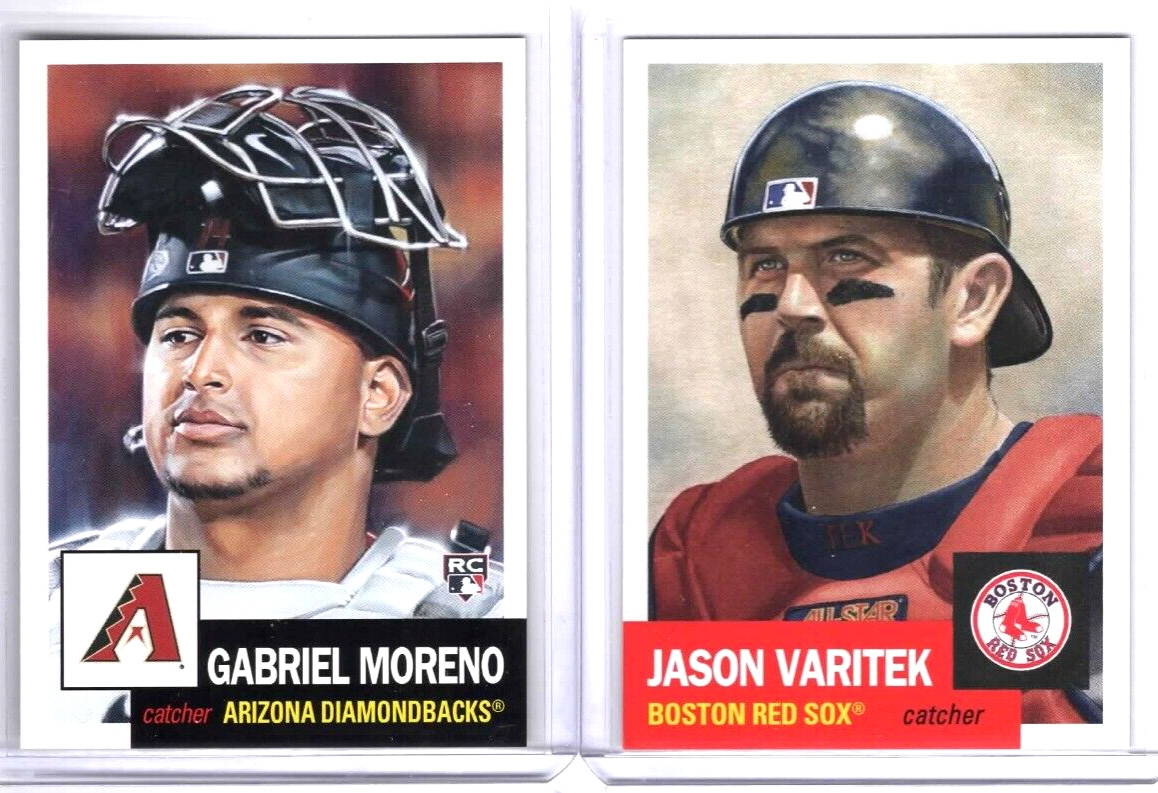 2023 Topps Living Set #629 630 GABRIEL MORENO & JASON VARITEK Free Shipping