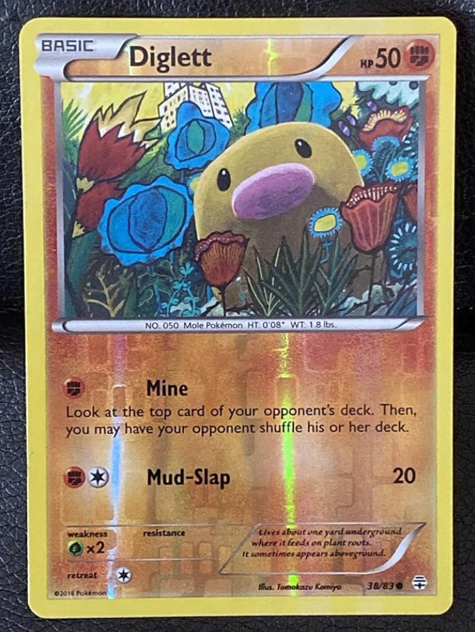 Pokemon - Diglett - 38/83 - Reverse Holo - Generations - NM/M - NEW