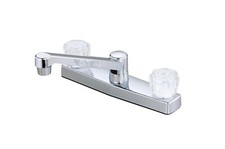 2-Handle Standard Kitchen Faucet in Chrome Non-Metallic HS8181210CP