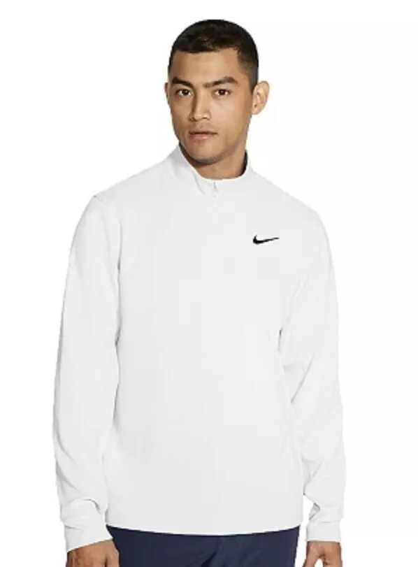 Sta op maat Weerkaatsing $65 New Men&#039;s Nike Dri-FIT Essential Half-Zip Golf Pullover Top  CK6076-100 Large | eBay