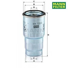 Kraftstofffilter MANN-FILTER WK720/2X für Toyota Avensis IQ
