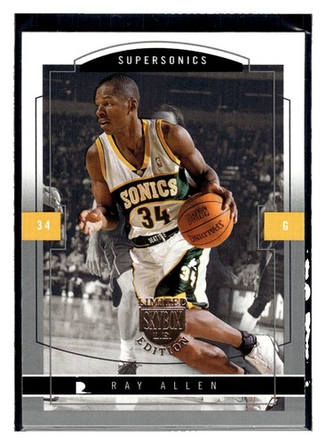 2003-04 Fleer Platinum Seattle Supersonics Basketball Card #74 Ray