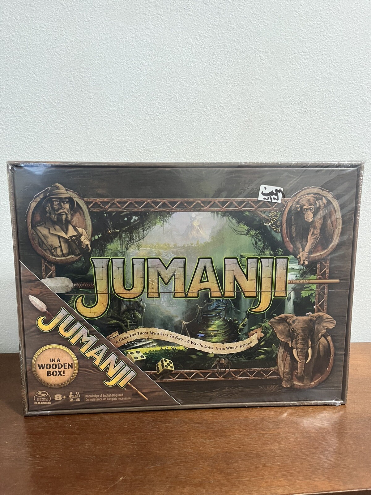 Jumanji Board Game Wooden Box Classic Retro Real Wood Case NEW eBay