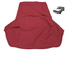 Fits Volkswagen Rabbit Cabriolet Golf 80-94 Convertible Soft Top Burgundy Cloth Fits Volkswagen Rabbit Cabriolet Golf 80-94 Convertible Soft Top Burgundy Cloth