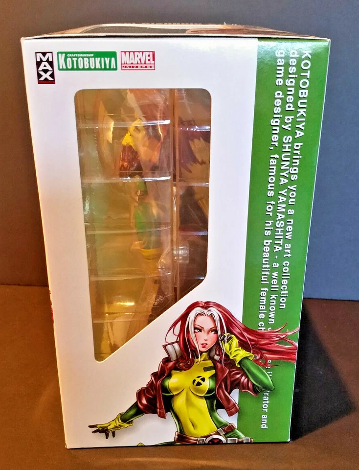 ROGUE Marvel Bishoujo 雕像 KOTOBUKIYA 雕像独家长外套版本 未拆封! — 第 4/4 张图片