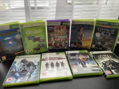   XBOX 360 - 9x Spiele Konvolut Restposten verschiedene Titel *GC* Halo3, Halo Wars*