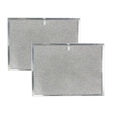AIR FILTER FACTORY Compatible With Broan BPS1FA30 Range Hood Aluminum Grease Mesh Filters 2 Pack