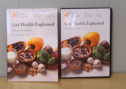 The Great Courses: Gut Health Explained 2 DVD set with Course Guidebook
