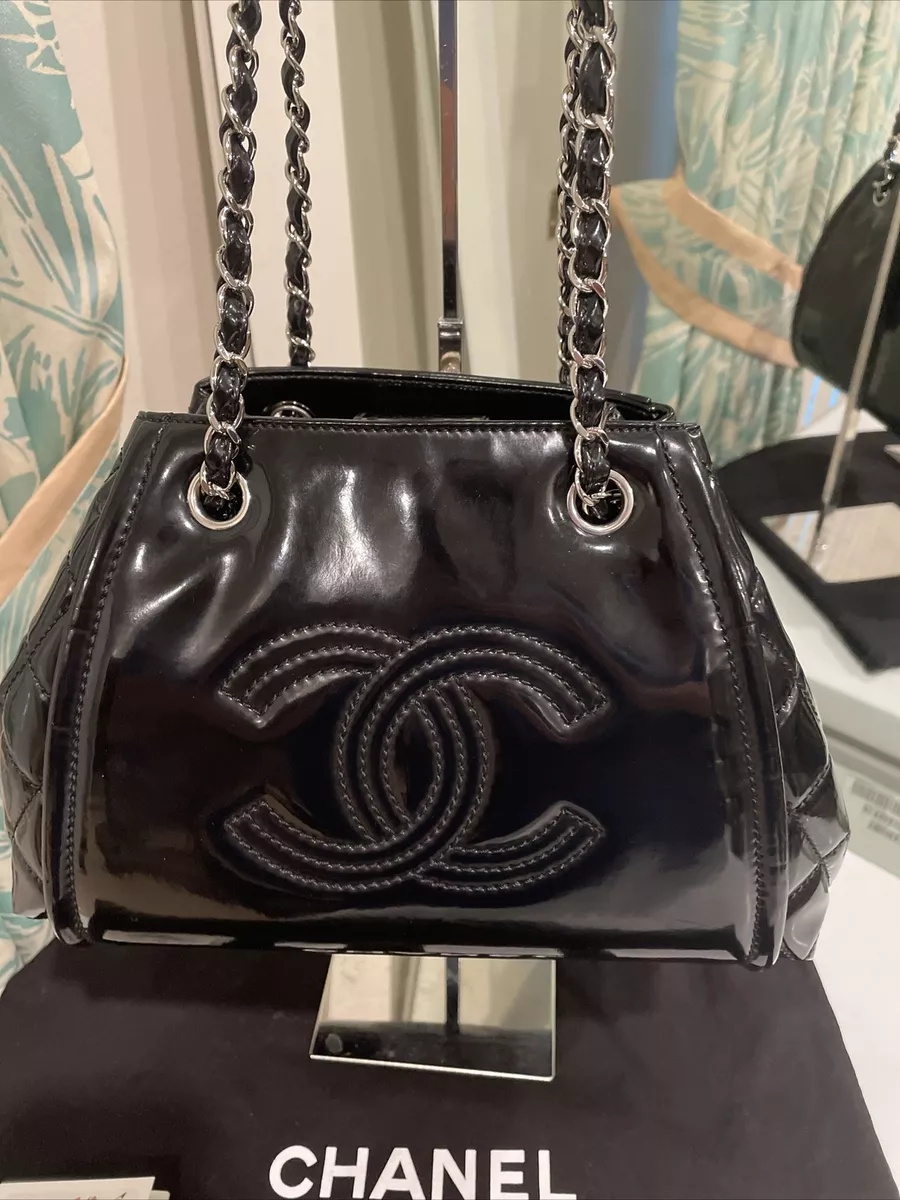 chanel patent handbag