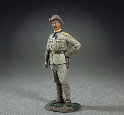 BRITAINS MUSEUM COLLECTION 10128 COLONEL THEODORE ROOSEVELT CUBA 1898